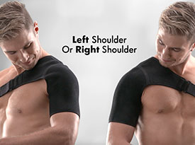 Fits left or right shoulder